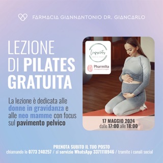 LEZIONE DI PILATES GRATUITA
