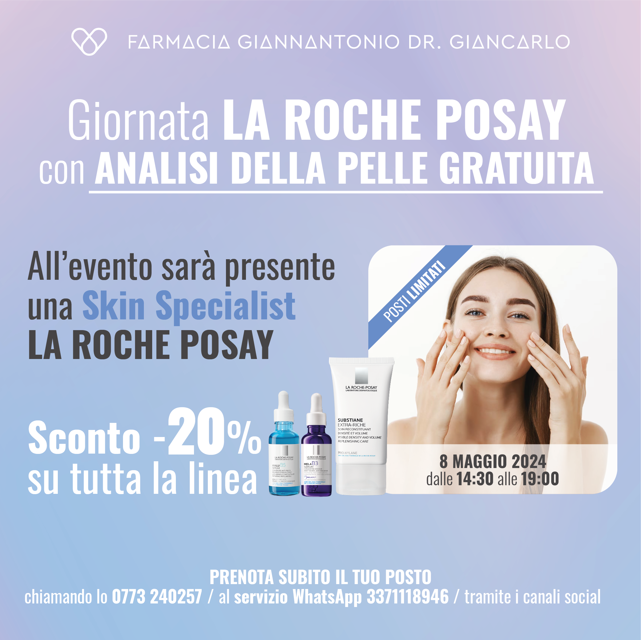 Giornata La Roche Posay con Analisi GRATUITA della pelle