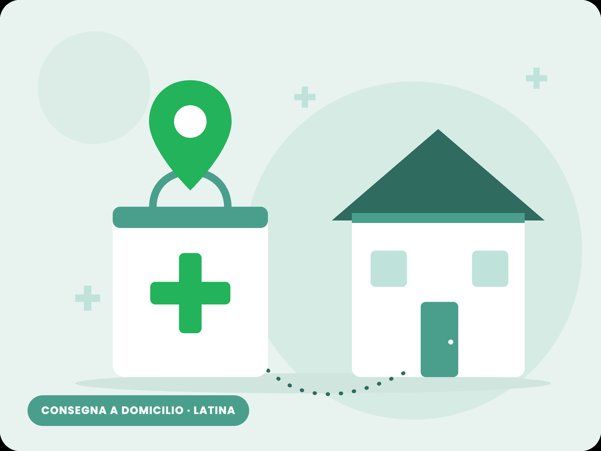 Illustrazione: dalla farmacia a casa, la consegna nelle zone di Latina